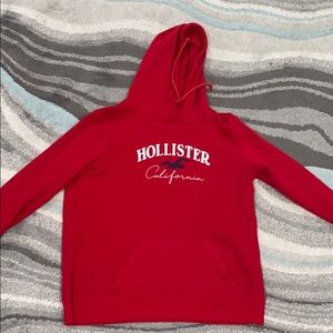Red Hollister hoodie